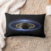 サターンはカッシーニ・オービターから太陽を食べた ランバークッション (ブランケット)