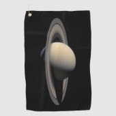 サターンガス巨大惑星(Cassini) ゴルフタオル (正面)