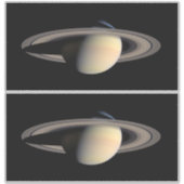 サターンガス巨大惑星(Cassini) シール (正面)