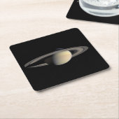 サターンガス巨大惑星(Cassini) スクエアペーパーコースター (アングル)