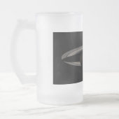 サターンガス巨大惑星(Cassini) フロストグラスビールジョッキ (左)