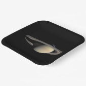 サターンガス巨大惑星(Cassini) ペーパープレート (傾斜あり)