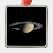 サターンガス巨大惑星(Cassini) メタルオーナメント (正面)
