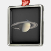サターンガス巨大惑星(Cassini) メタルオーナメント (左)