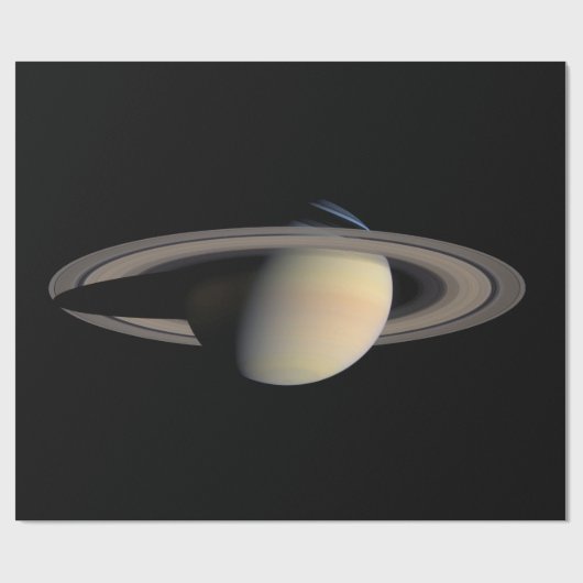 サターンガス巨大惑星(Cassini) ラッピングペーパー (フラット)