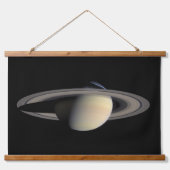サターンガス巨大惑星(Cassini) 吊り下げ型タペストリー (正面)