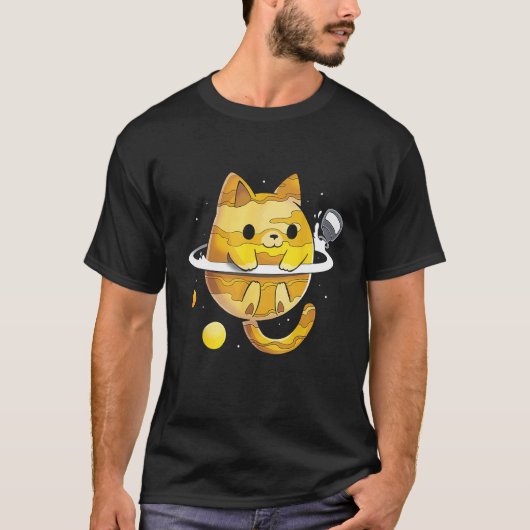 サターンキャット Tシャツ (正面)