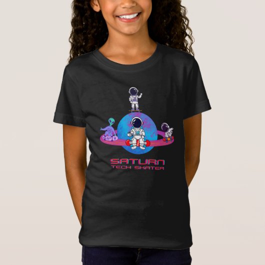 サターンテックスケーター Tシャツ (正面)