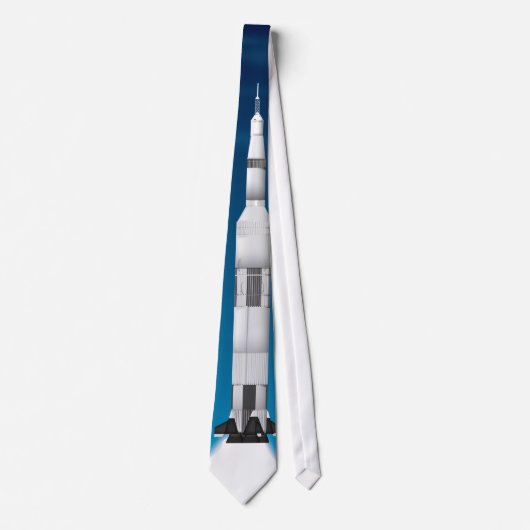 サターン5号宇宙ロケット ネクタイ (正面)