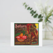 サターンOrange LabelUpland、CA ポストカード (スタンド正面)