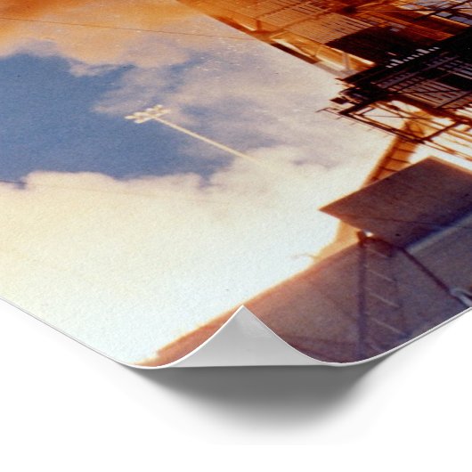 サターンVスカイラボ宇宙局の立ち上げ ポスター (角)