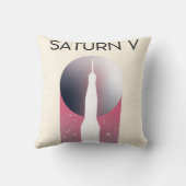 サターンV アポロ宇宙アート クッション (裏面)