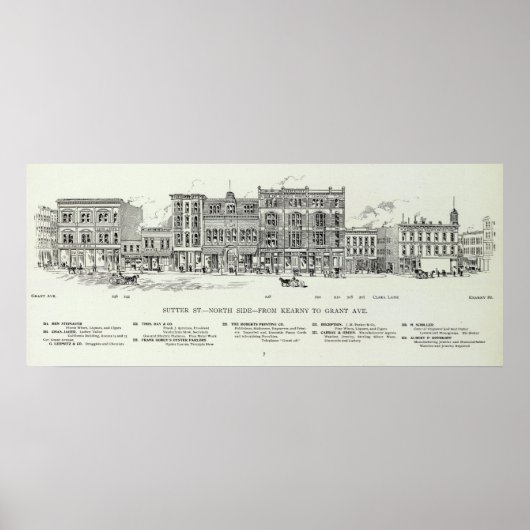 サター・ノース・サイド・カーニーとグラント ポスター (正面)