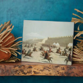 サダル・アバット、アルメニアのクルディスタン人とタタール人の戦士 フォトプラーク (側面)