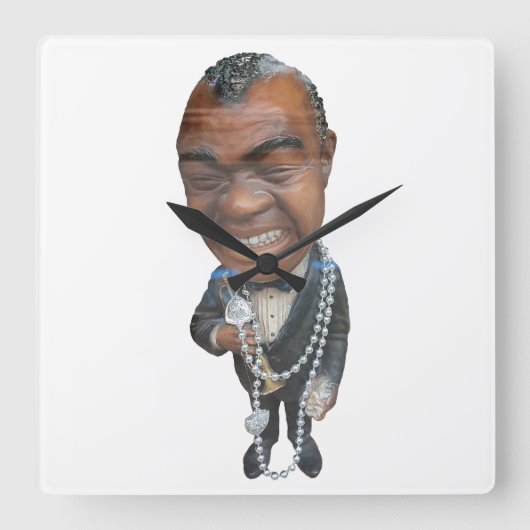 サチモ。 スクエア壁時計 (正面)