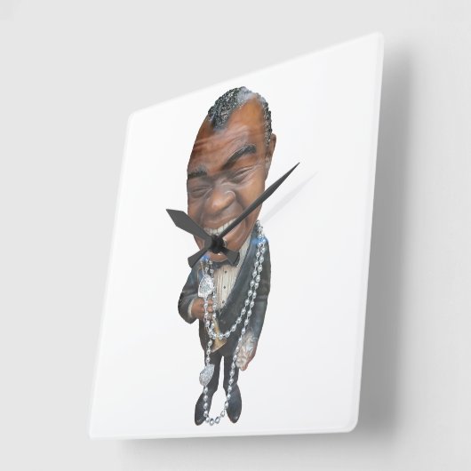 サチモ。 スクエア壁時計 (傾斜)