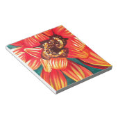 サチャ・グロッセルによるガザニアのデザートフラワーアート ノートパッド (アングル)