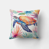 サチュトルカラフル熱帯沿岸海洋生物 クッション (裏面)