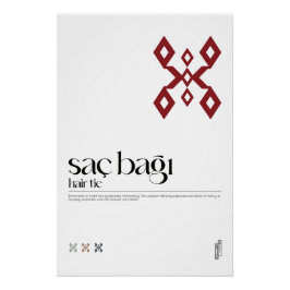 サチ・バオル(ヘアタイ)チュルク語のモチーフのポスター ポスター