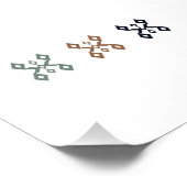 サチ・バオル(ヘアタイ)チュルク語のモチーフのポスター ポスター (コーナー)