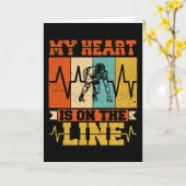 サッカおもしろいー・ラインマン カード (黄色い花)