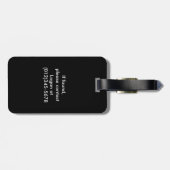 サッカはっきりしたパーソナライズされたー ラゲッジタグ (裏面横)