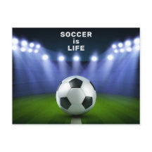 サッカカスタムー競技場はがき