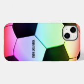 サッカカラフルガーリーー |サッカー Case-Mate iPhoneケース (裏面 (横))
