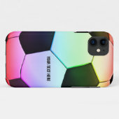 サッカカラフルガーリーー |サッカー Case-Mate iPhoneケース (裏面(横))