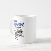 サッカレ猫マグカップ コーヒーマグカップ (正面左)