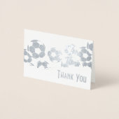 サッカーありがとう 箔カード (正面)