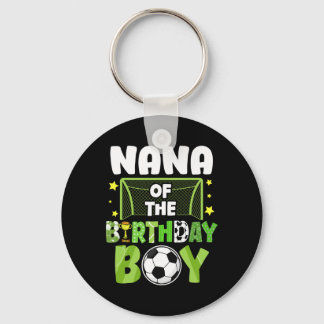 サッカーおじいちゃんの誕生日おめでとう少年パーティー サッカー家族の試合 キーホルダー