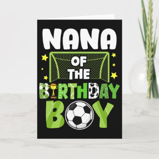 サッカーおじいちゃんの誕生日お祝いパーティー サッカーファミリーマッチ カード