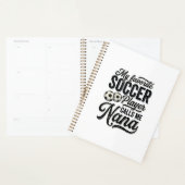 サッカーおばあちゃんビンテージ彫刻家族プレーヤーTシャツ_ プランナー手帳 (ディスプレー)