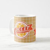 サッカーおばあちゃんマグカップ コーヒーマグカップ (正面左)