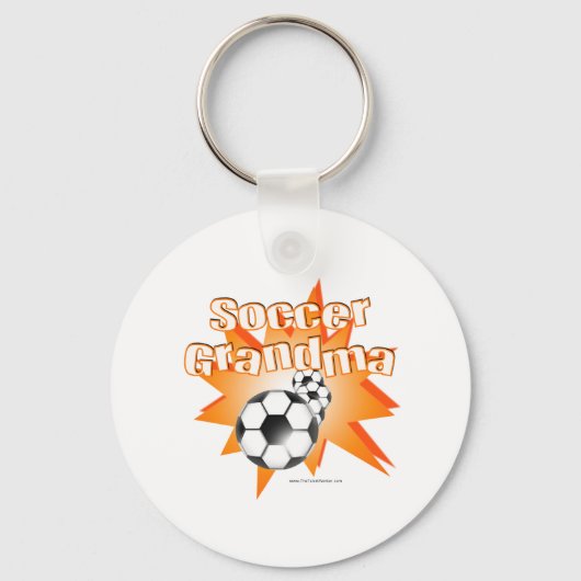サッカーおばあちゃん キーホルダー (正面)