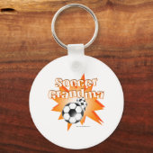 サッカーおばあちゃん キーホルダー (正面)
