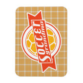 サッカーおばあちゃん マグネット (縦)