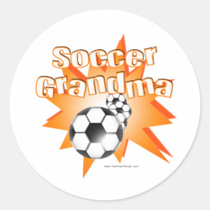 サッカーおばあちゃん ラウンドシール