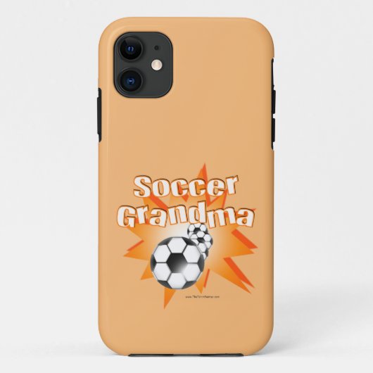 サッカーおばあちゃん Case-Mate iPhoneケース (裏面)