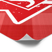 サッカーおばさんのポスタープリント ポスター (角)