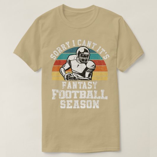 サッカーおもしろいが悪いわ私はファンタジーサッカー Tシャツ (デザイン正面)