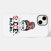サッカーおもしろいとサッカーのマ誇りを持ったマ Case-Mate iPhoneケース (裏面 (横))
