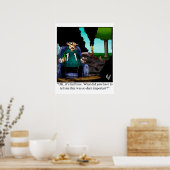 サッカーおもしろいのユーモアのポスター ポスター (キッチン)