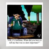 サッカーおもしろいのユーモアのポスター ポスター (正面)