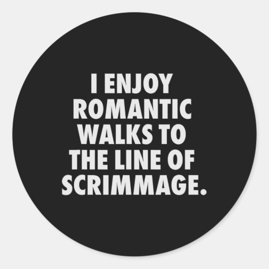 サッカーおもしろいのリネマ男性へン攻撃 ラウンドシール (正面)