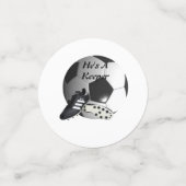 サッカーおもしろいの彼女は飼育員だ コンフェッティ (スモール正面)