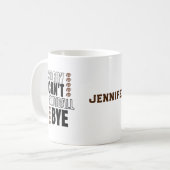 サッカーおもしろいの母コーチレトロキッズ コーヒーマグカップ (正面左)