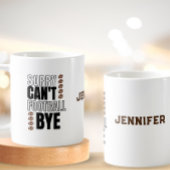 サッカーおもしろいの母コーチレトロキッズ コーヒーマグカップ