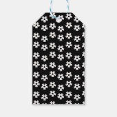 サッカーおもしろいの球模様 ギフトタグ (正面)